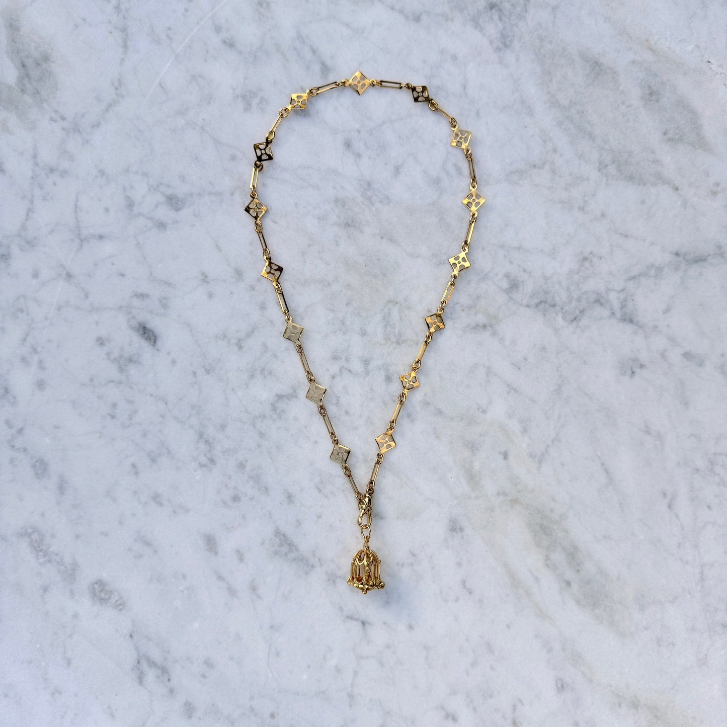 Caged Bird Pendant