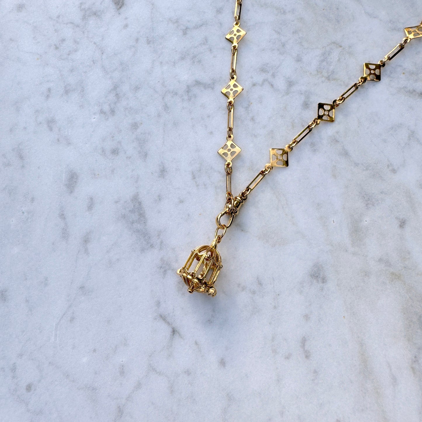 Caged Bird Pendant