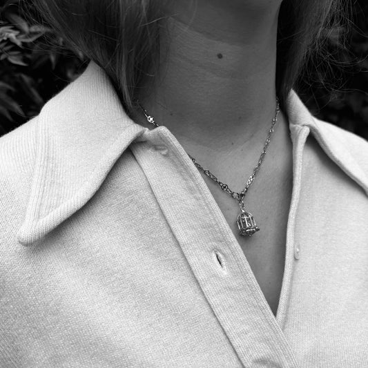 Caged Bird Pendant