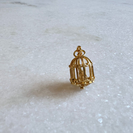 Caged Bird Pendant